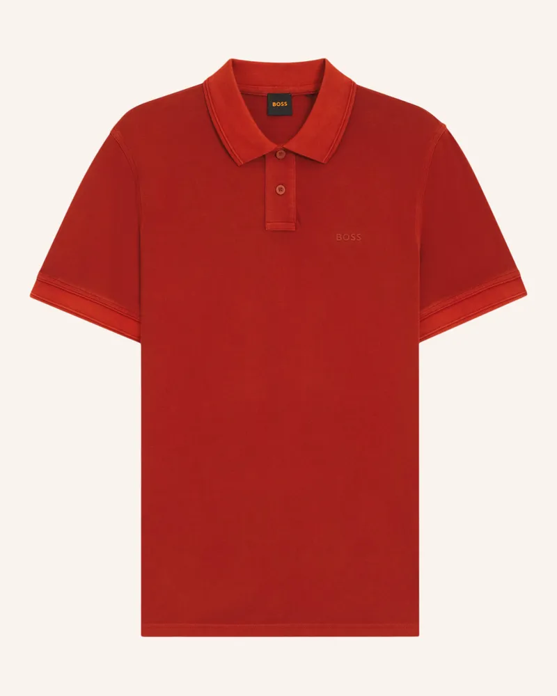 HUGO BOSS Piqué-Poloshirt PRIME Hellorange