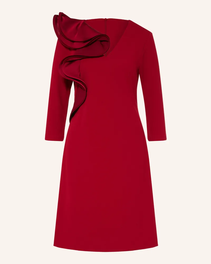 Joseph Ribkoff Kleid Mit 3/4-Arm Und Volants rot Dunkelrot
