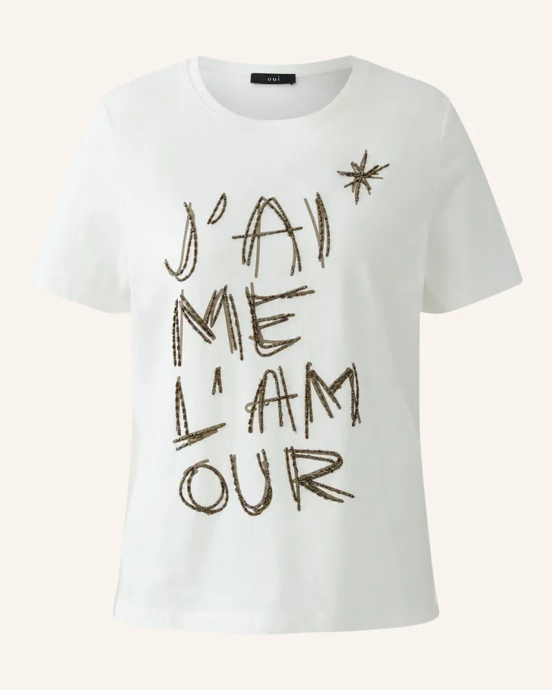 Oui  T-Shirt Weiss