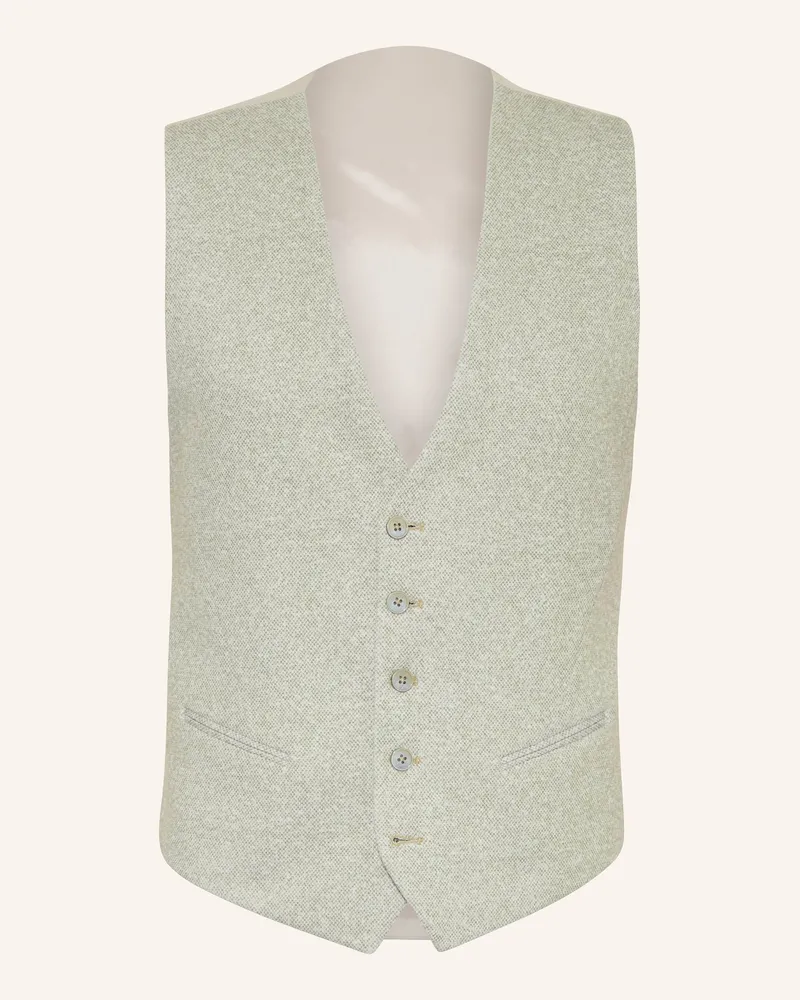 paul Anzugweste Extra Slim Fit Zum Wenden Aus Jersey gruen 710