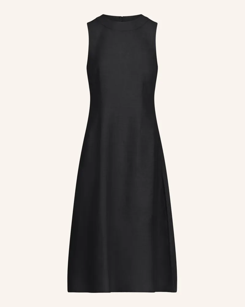 Mint & Mia Langes Leinen Kleid schwarz Schwarz