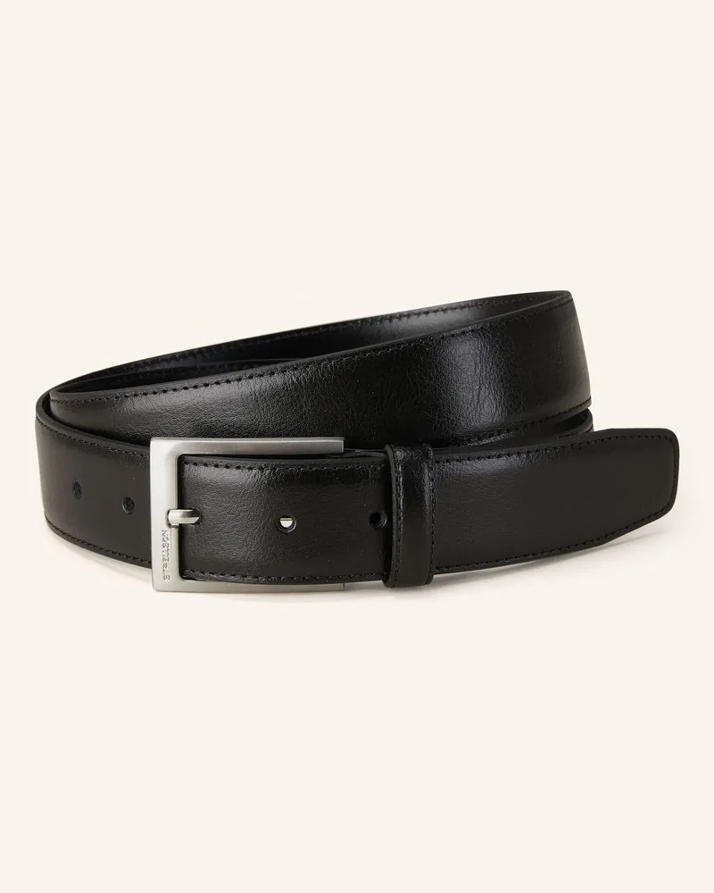 Strellson Ledergürtel schwarz Schwarz