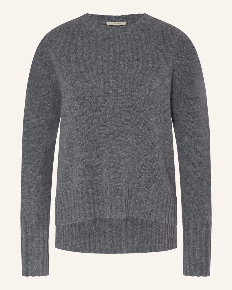 lilienfels Cashmere-Pullover grau Dunkelgrau