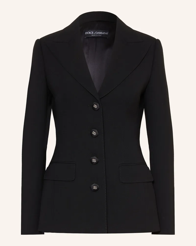 Dolce & Gabbana Blazer schwarz Schwarz