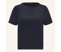 T-Shirt im Materialmix