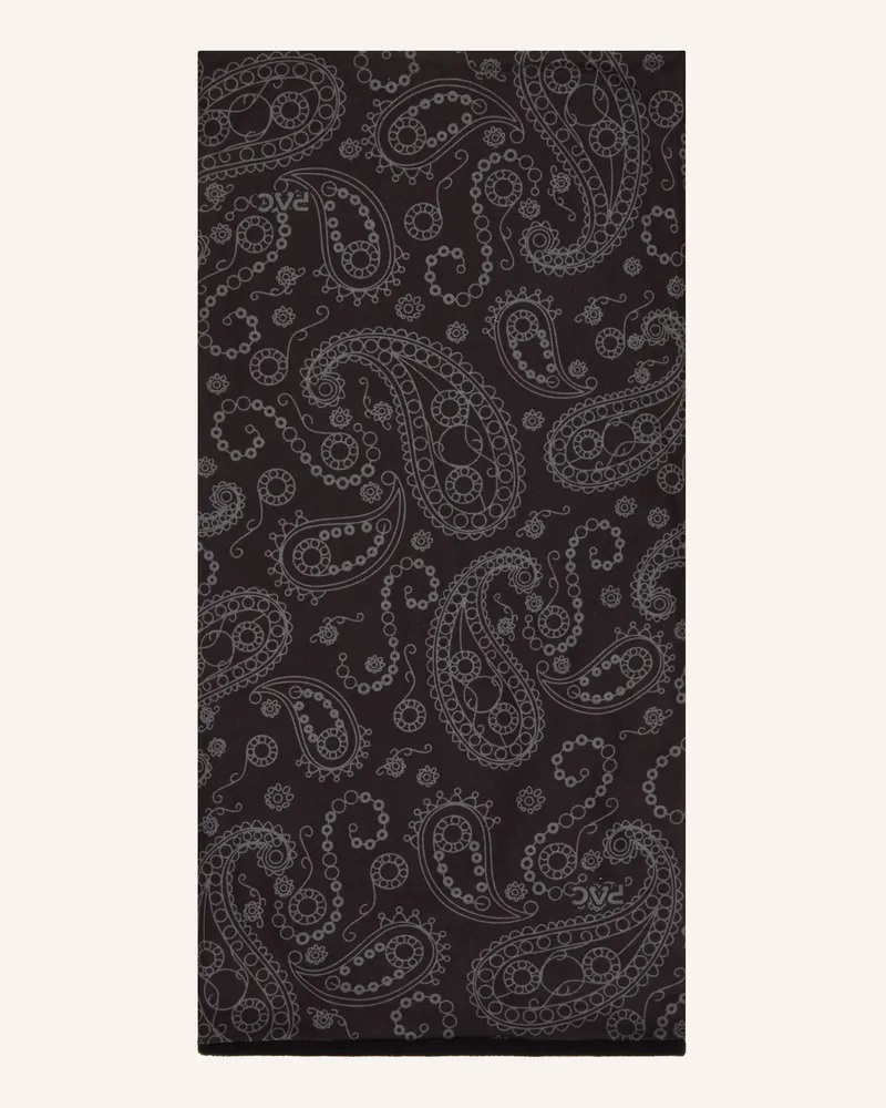 P.A.C. Multifunktionstuch Twisted Fleece schwarz Schwarz