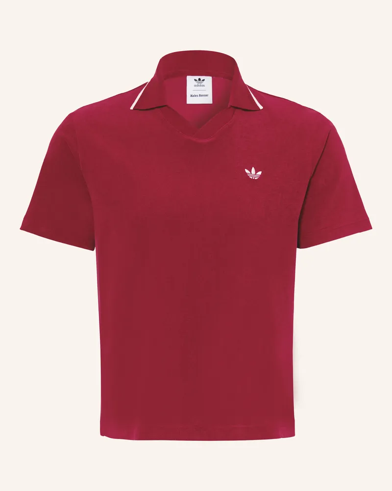 adidas Frottee-Poloshirt WB TLG Dunkelrot