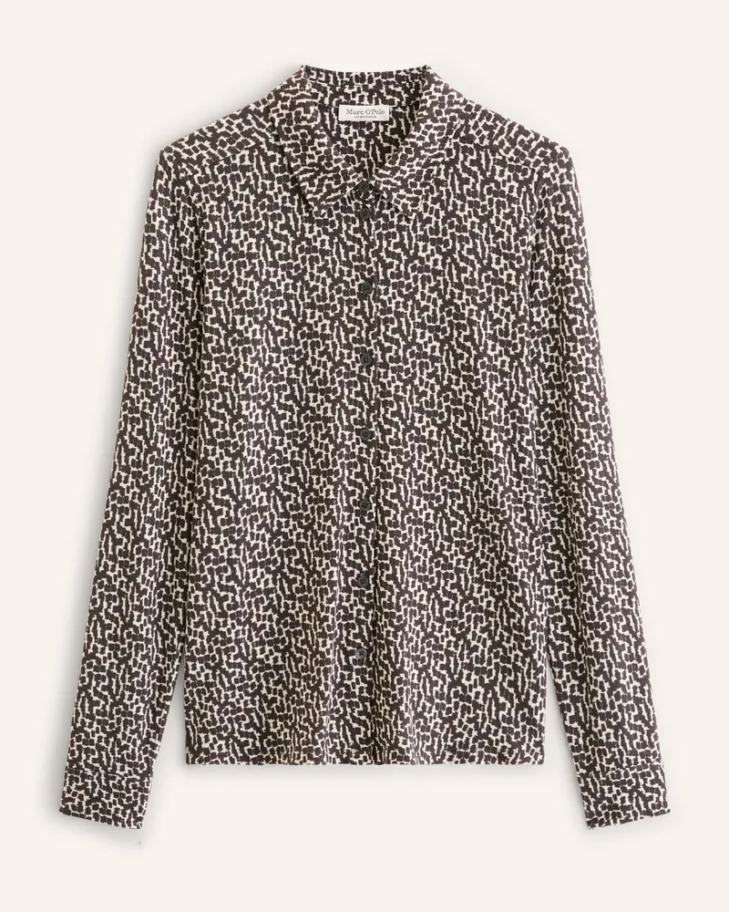 Marc O'Polo Jerseybluse weiss Weiss