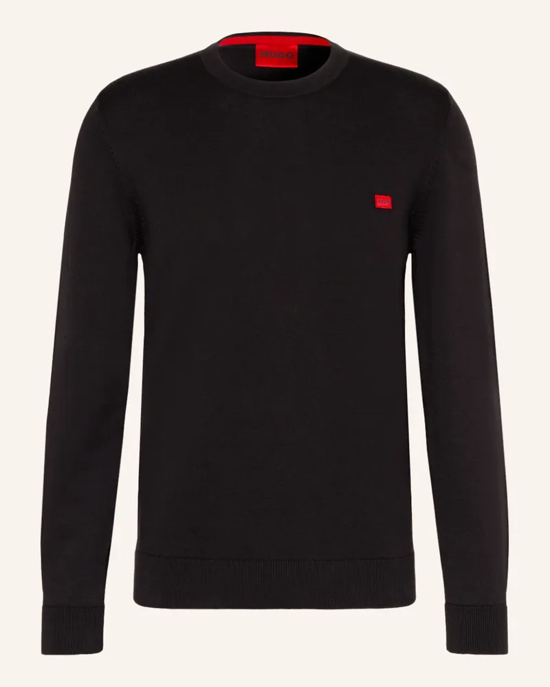 HUGO BOSS Pullover SAN CASSIUS Schwarz