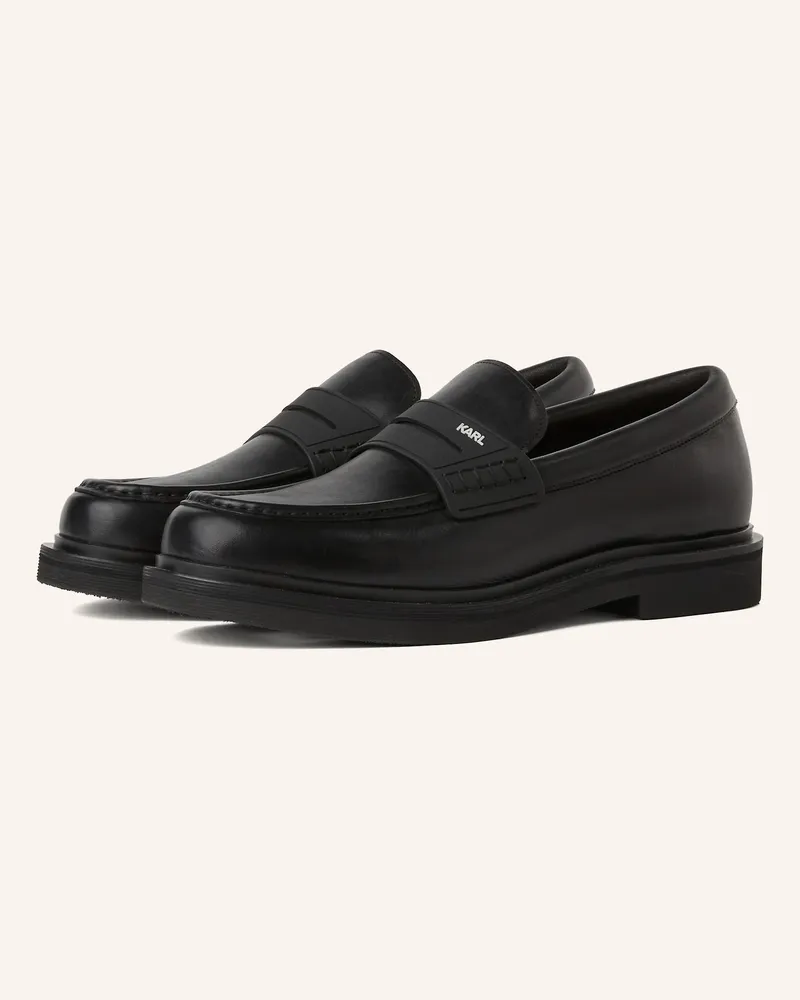 Karl Lagerfeld Flache Schuhe Schwarz