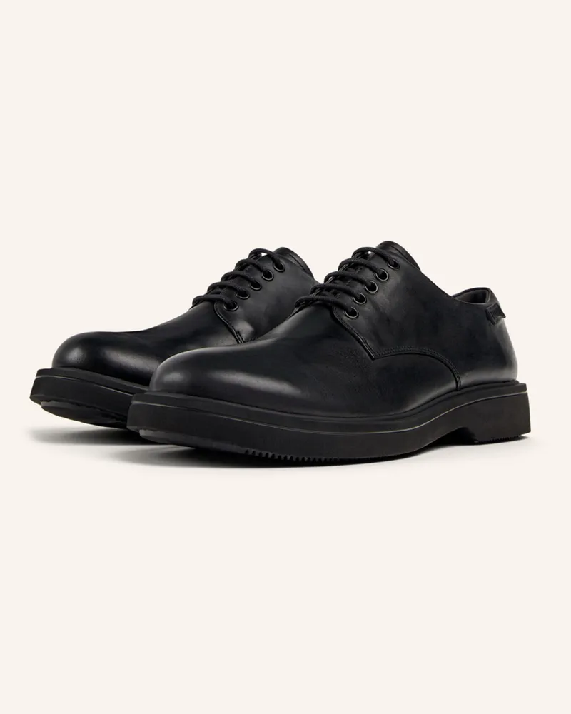 Camper Schnürschuhe Norman schwarz Schwarz