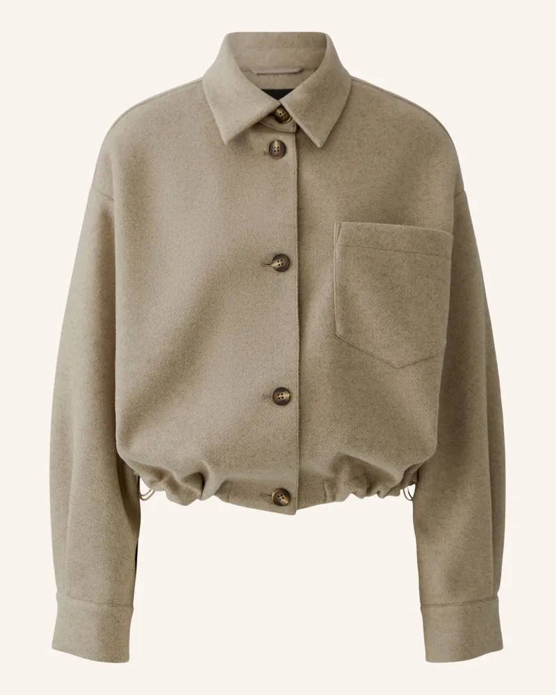 Oui  Jacke beige Braun