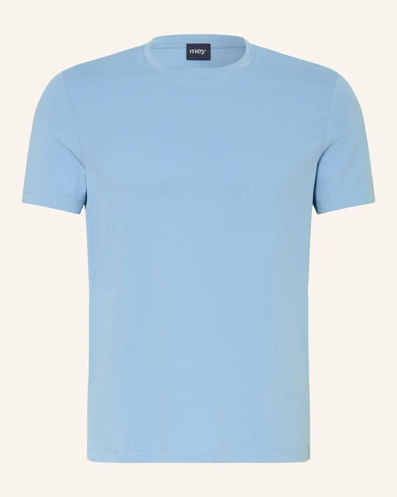 Mey Schlafshirt Relax Tuned blau Hellblau