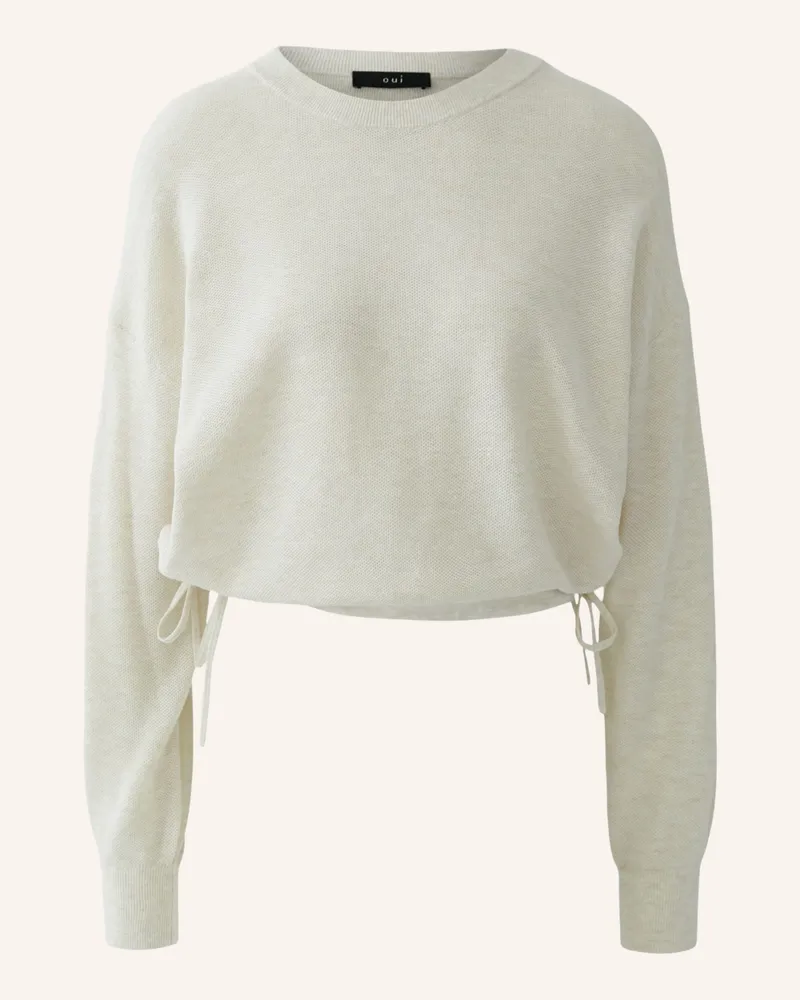 Oui  Pullover weiss Weiss