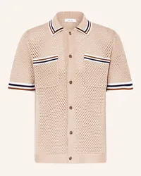 Reiss Strickhemd COULSON Regular Fit Beige