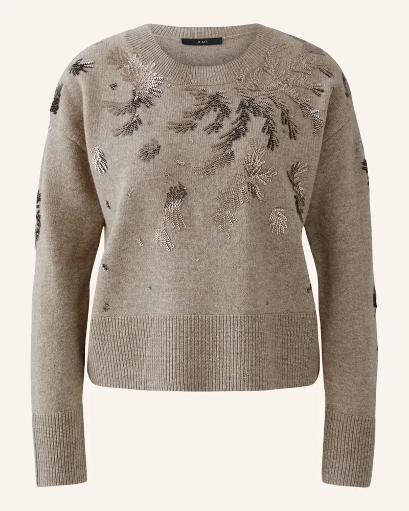 Oui  Pullover Braun