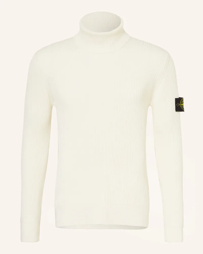 Stone Island Rollkragenpullover weiss Weiss