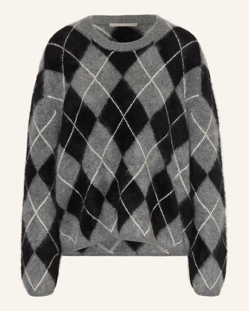 (THE MERCER) N.Y. Cashmere-Pullover schwarz Grau