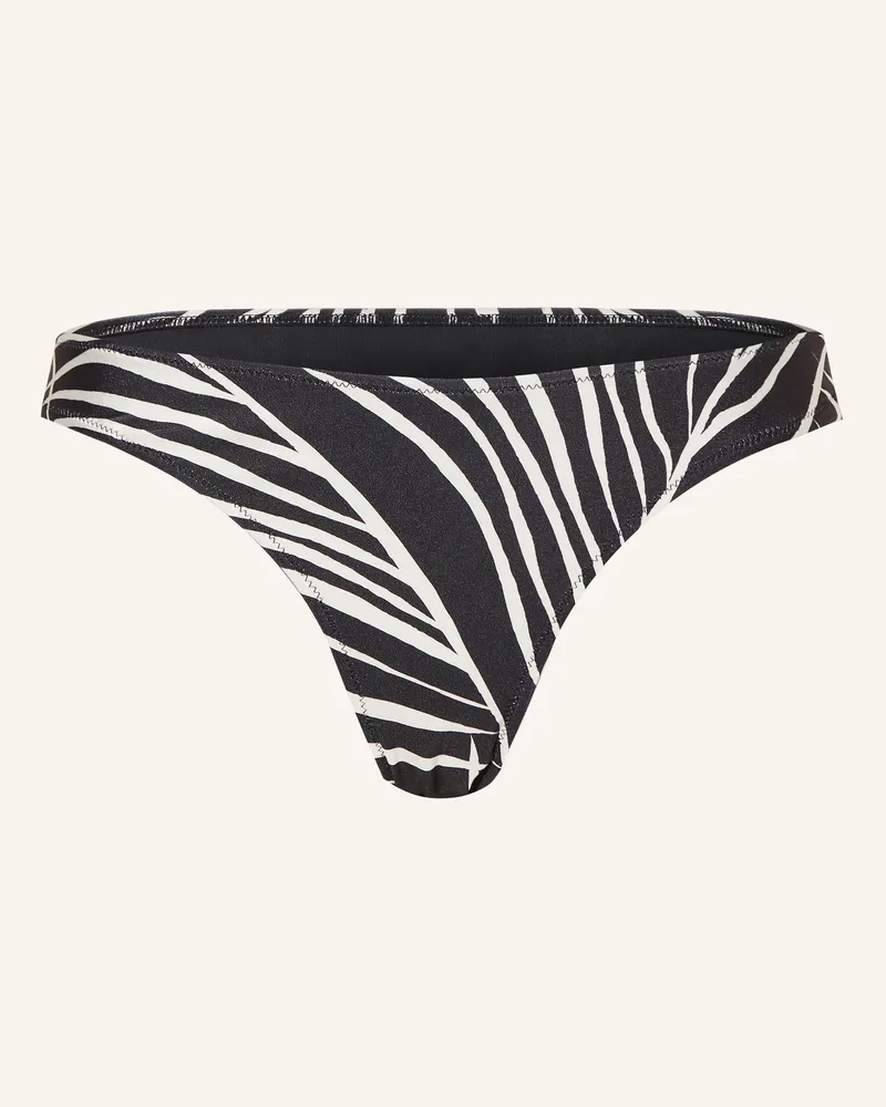 Mrs & HUGS High-Waist-Bikini-Hose schwarz Schwarz