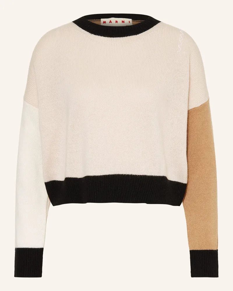 Marni Cashmere-Pullover Hellbraun
