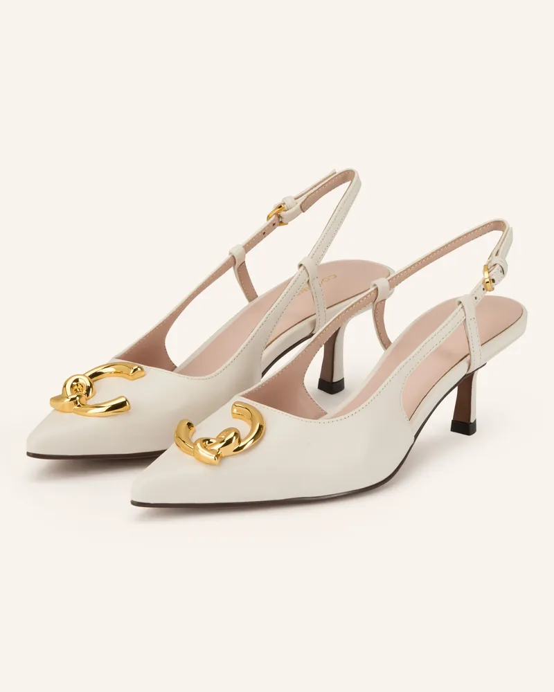 Coccinelle Slingpumps Creme