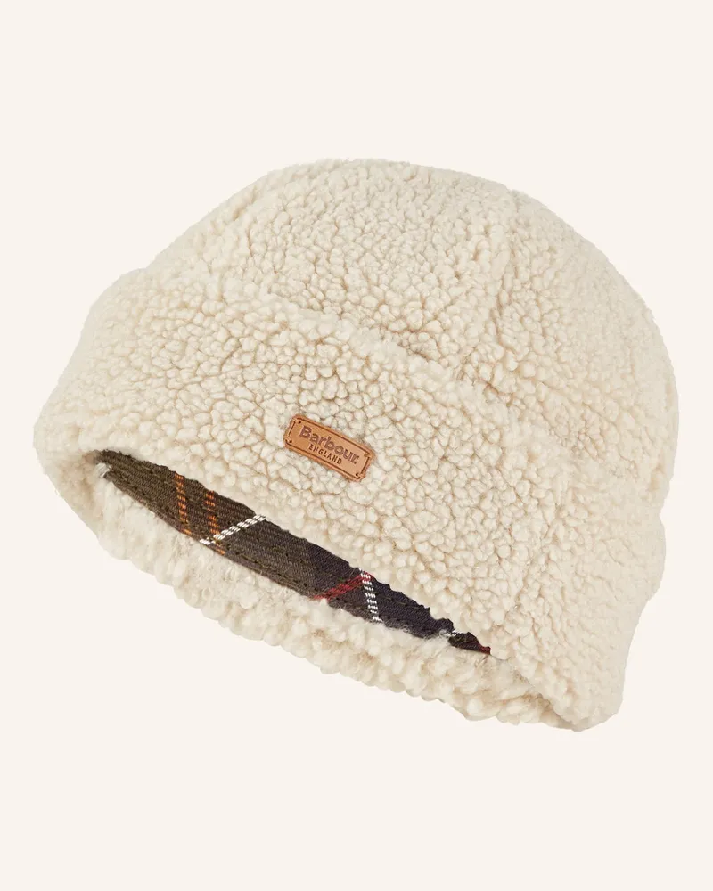 Barbour Teddyfell-Mütze CATHY Ecru