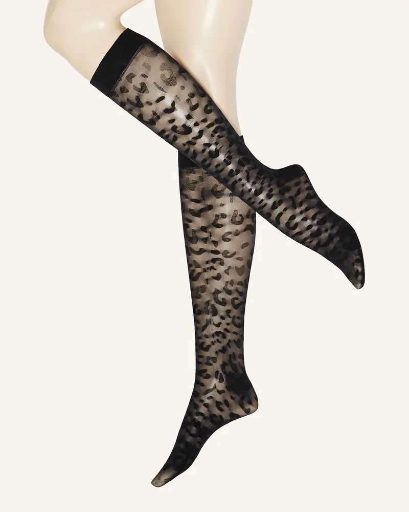 ITEM m6 Fein-Kniestrümpfe Translucent 20 Conscious schwarz 946