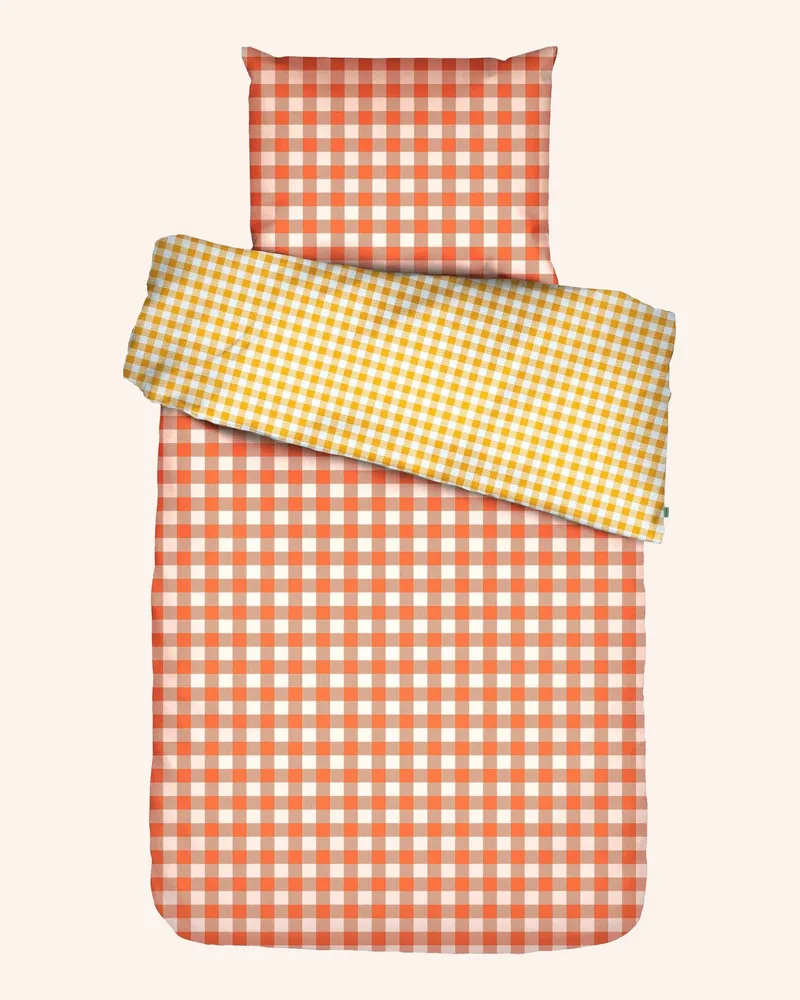 Essenza Bettwäsche Checking-In orange Orange