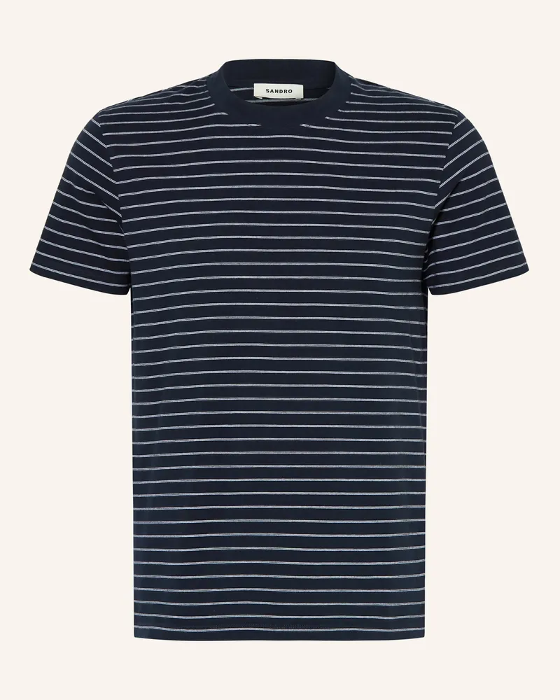Sandro T-Shirt blau Dunkelblau