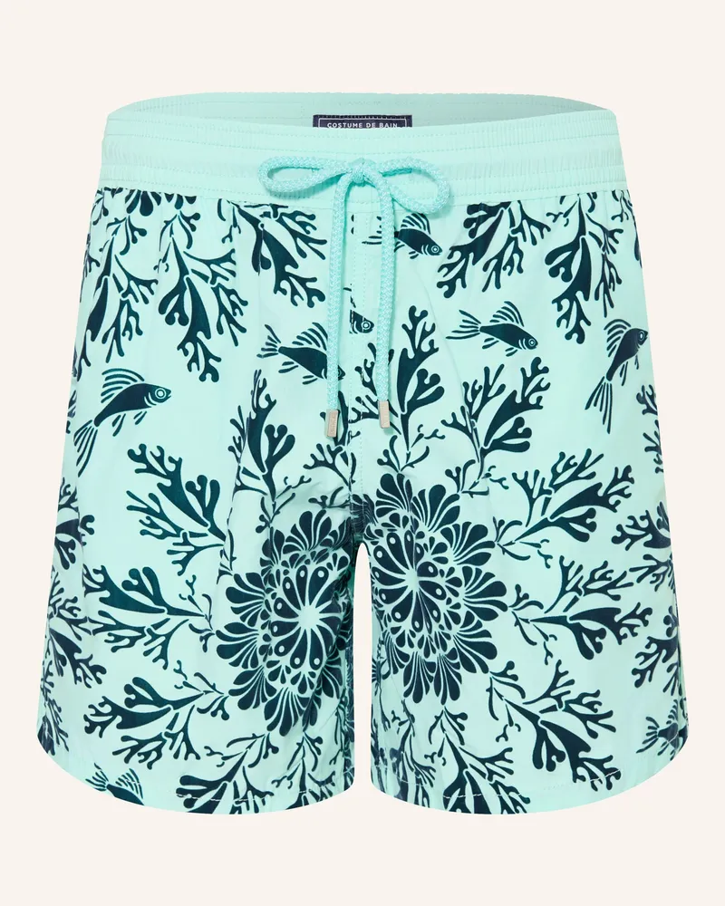 Vilebrequin Badeshorts Moorea blau Türkis