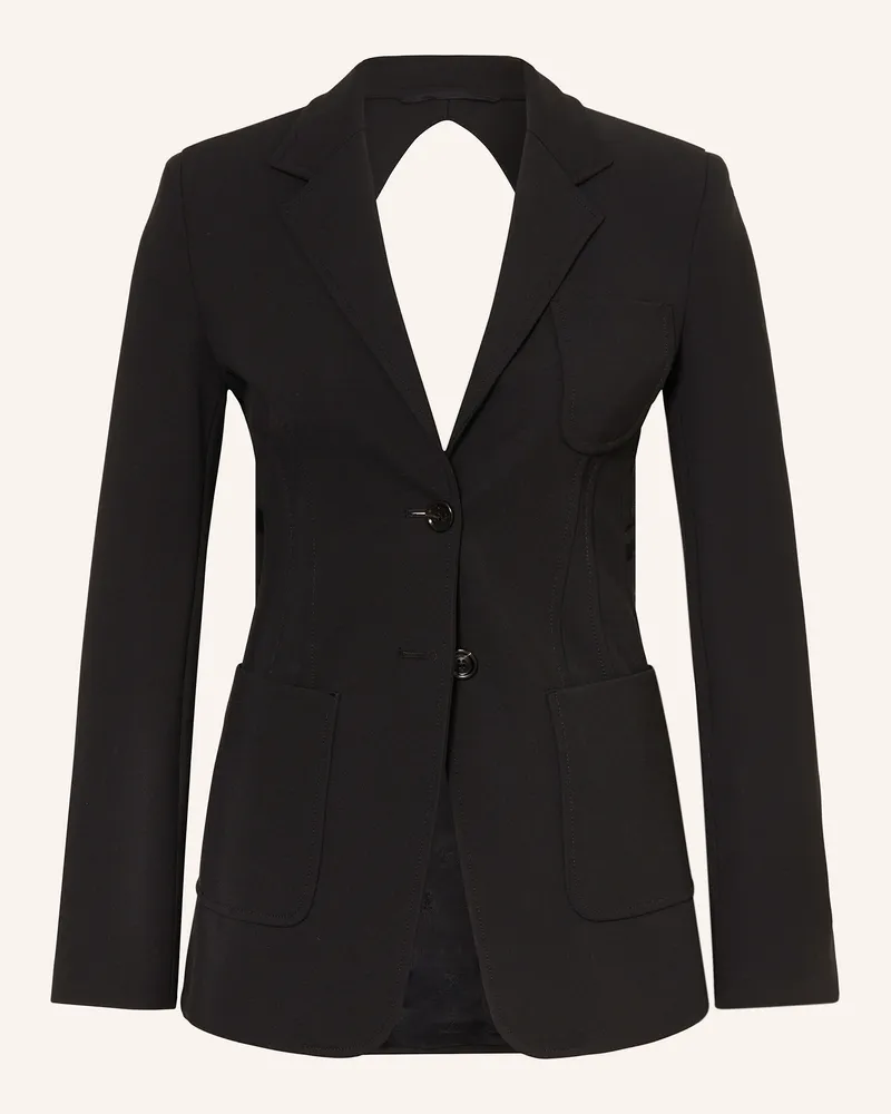Max Mara Blazer Anagni Mit Cut-Outs schwarz Schwarz