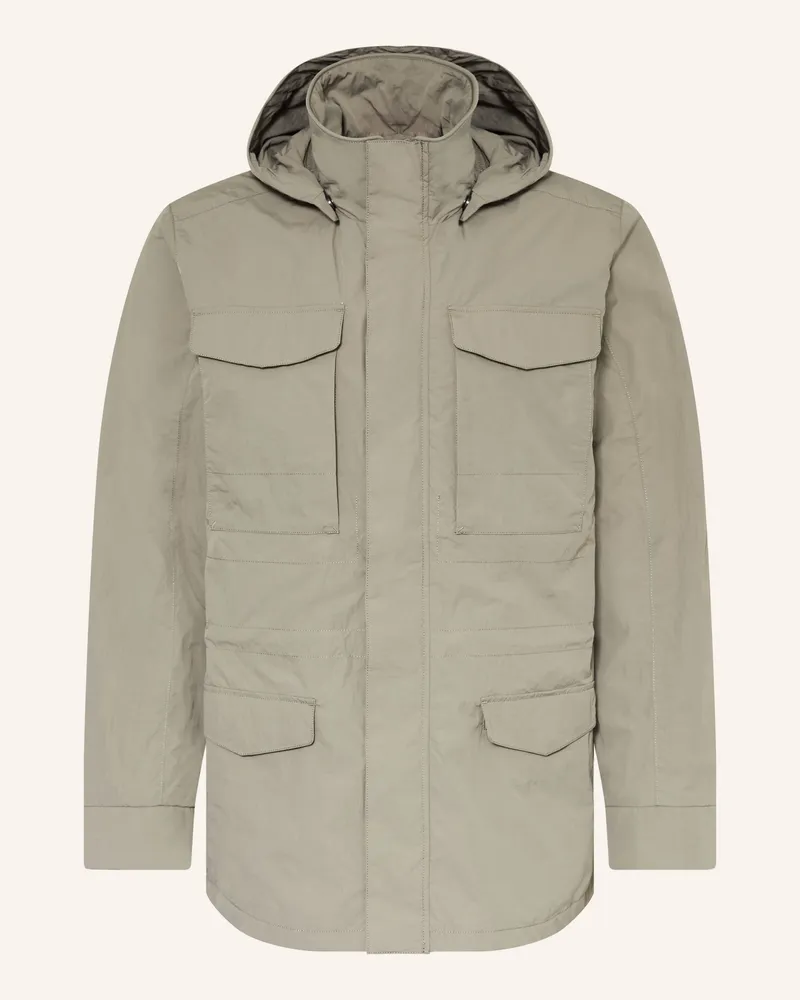 Wellensteyn Fieldjacket KINGSGOLD mit abnehmbarer Kapuze Grau