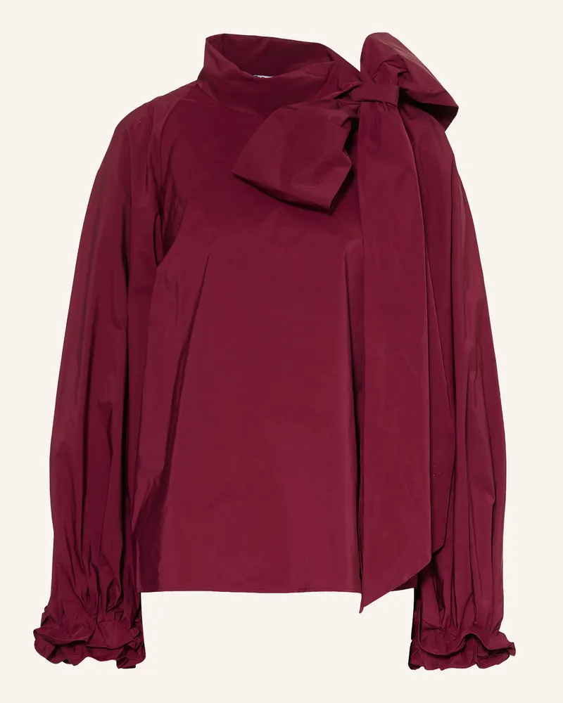 Essentiel Schluppenbluse Keily rot Dunkelrot