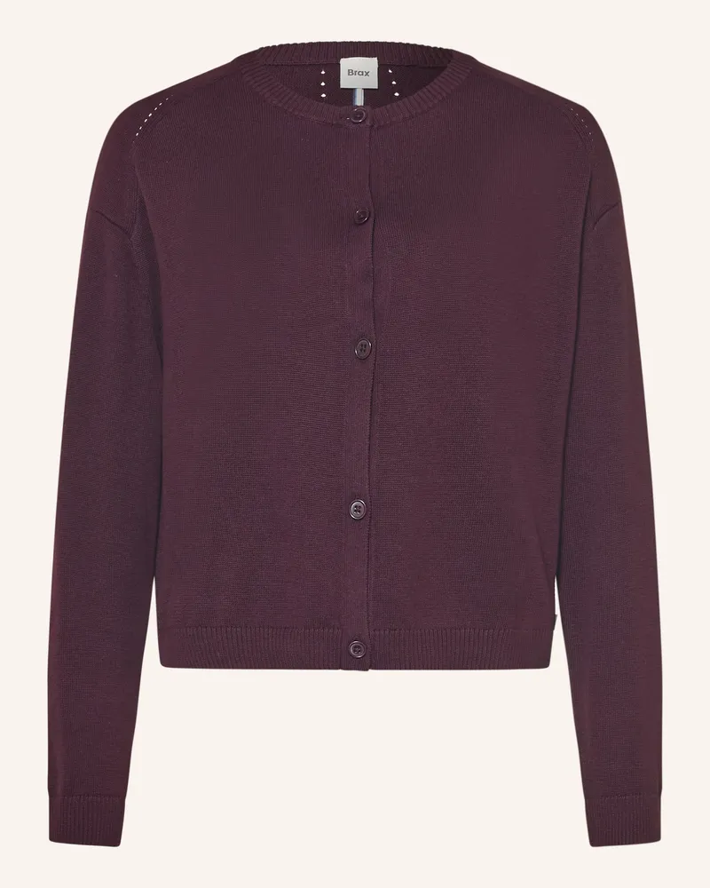 Brax Strickjacke Ann rot Dunkelrot