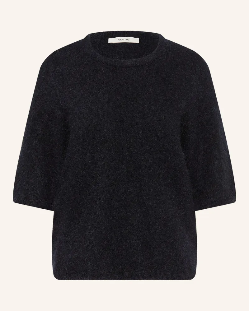 Gestuz Strickshirt Gzdebbie Mit Mohair blau Dunkelblau