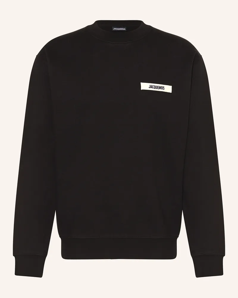 Jacquemus Sweatshirt Le Sweatshirt Gros Grain schwarz Schwarz