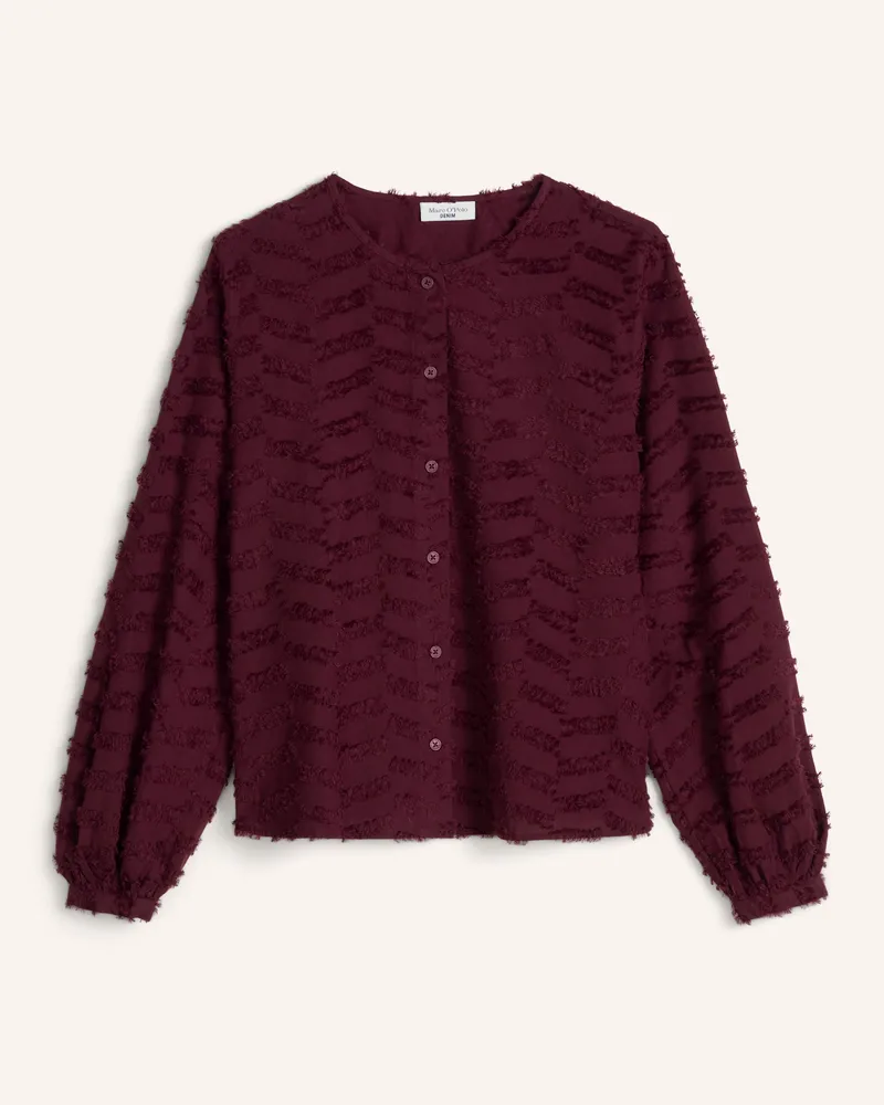 Marc O'Polo Bluse rot Dunkelrot