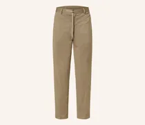 Hose Im Jogging-Stil Regular Fit beige
