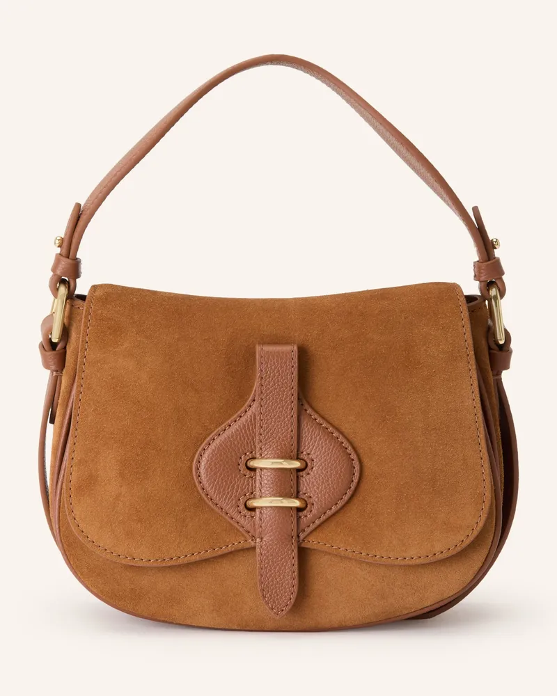 Coccinelle Umhängetasche braun Cognac