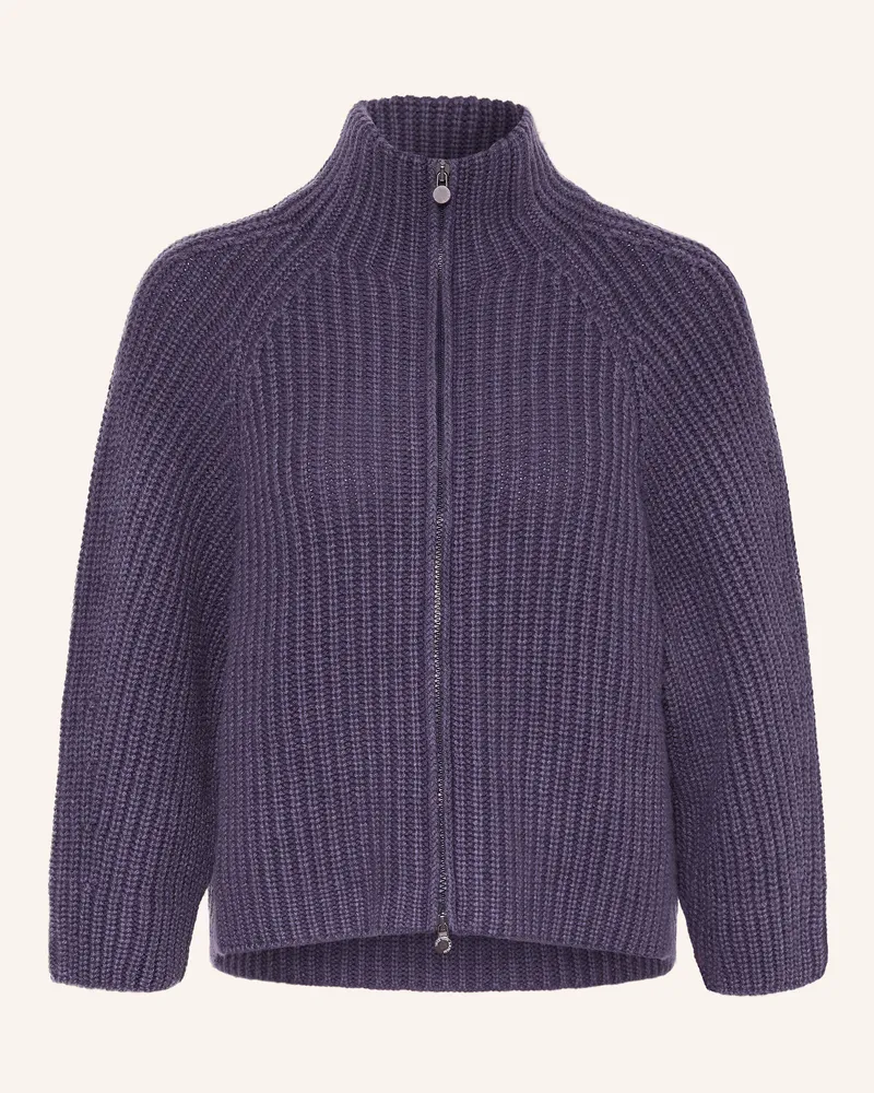 Iris von Arnim Strickjacke Fallou Aus Cashmere lila Lila