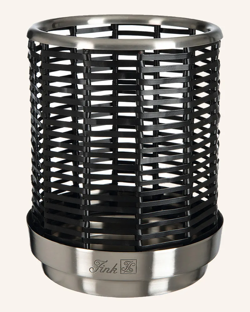 Fink Windlicht ohne Glas FLAVIO Schwarz