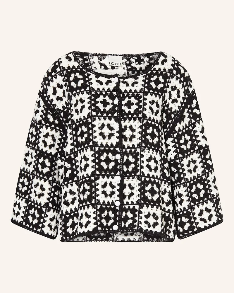 ICHI Strickjacke IHBANDIE Schwarz