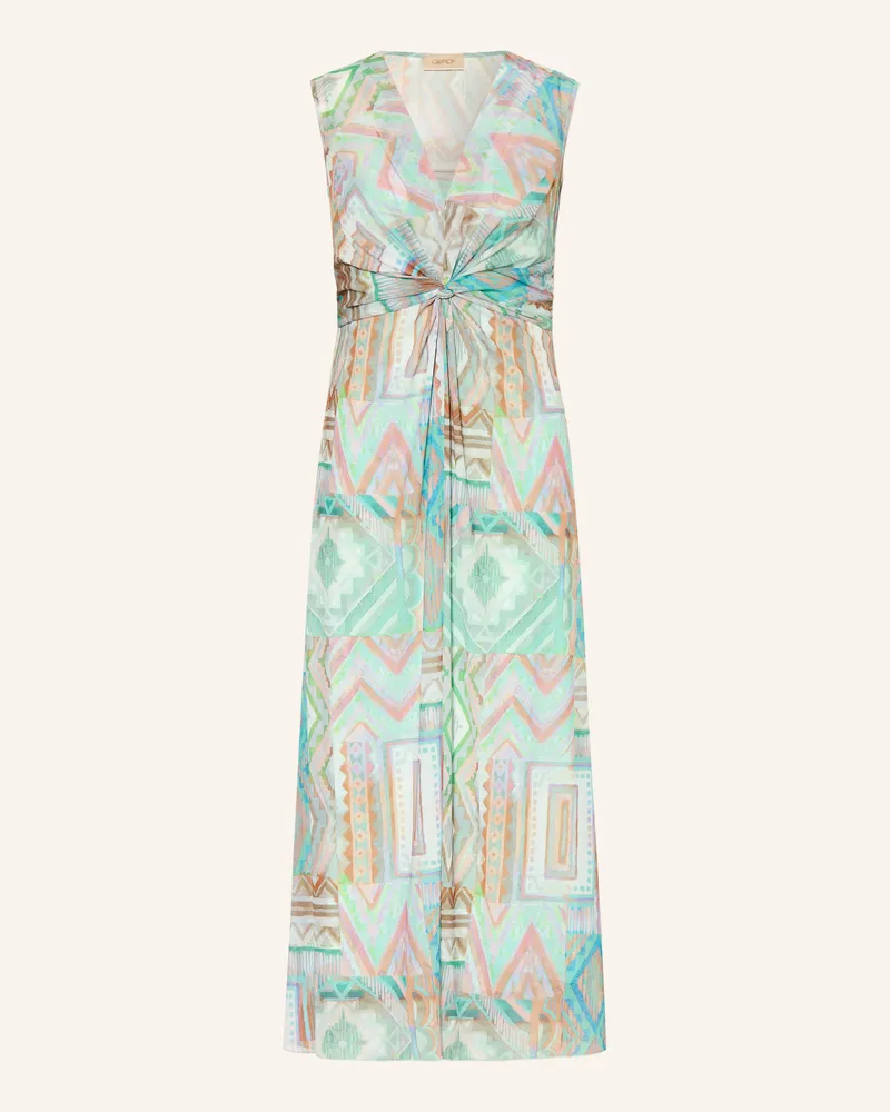 Cartoon Mesh-Kleid gruen Mint