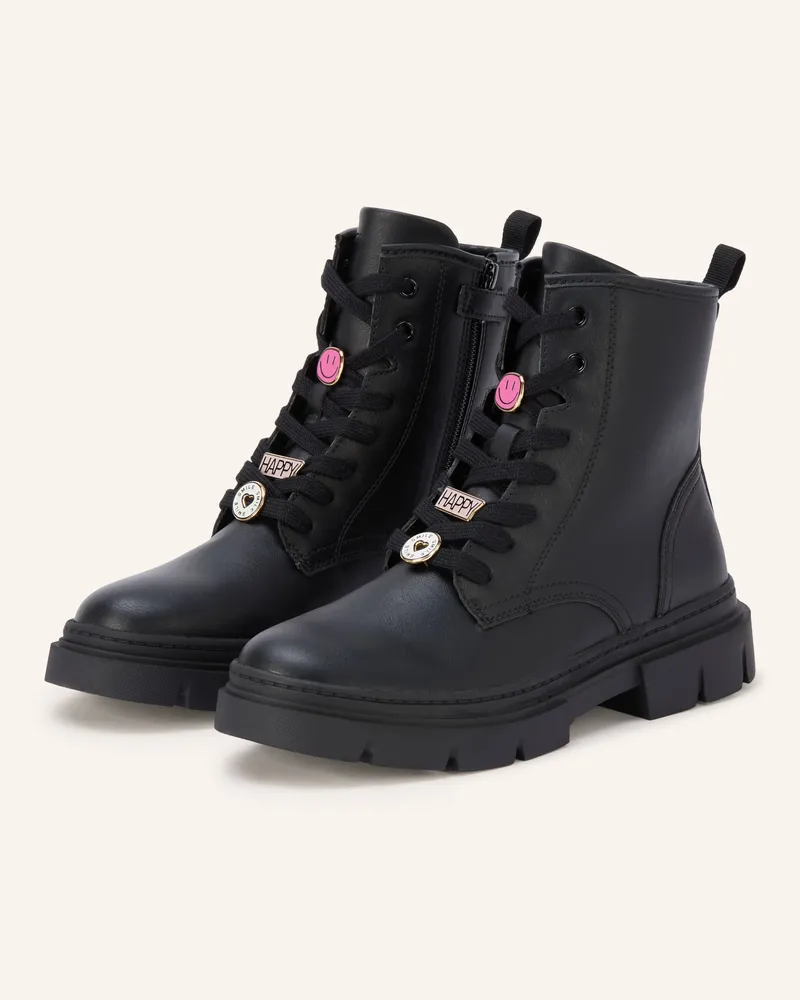 Geox Schnürboots Karsyn schwarz Schwarz