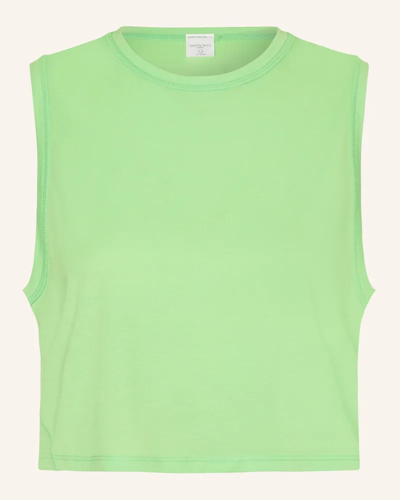 Sweaty Betty Cropped-Top BREATHE EASY Hellgrün