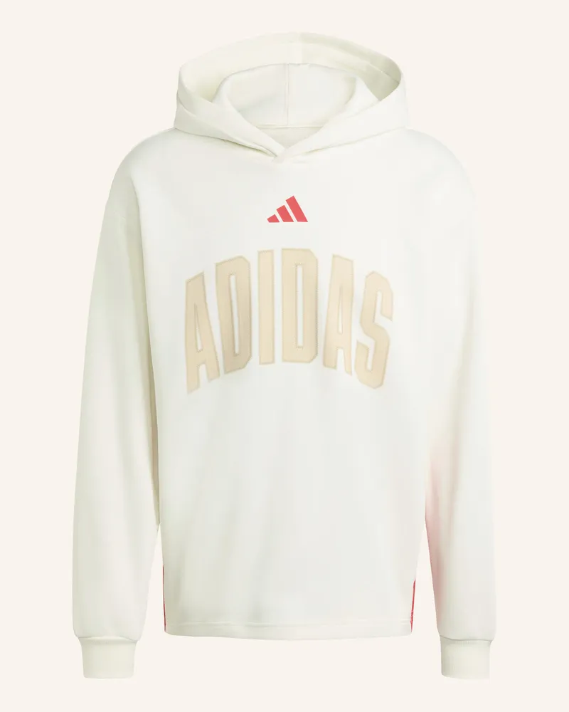 adidas STADIUM GRAPHIC HOODIE Weiss