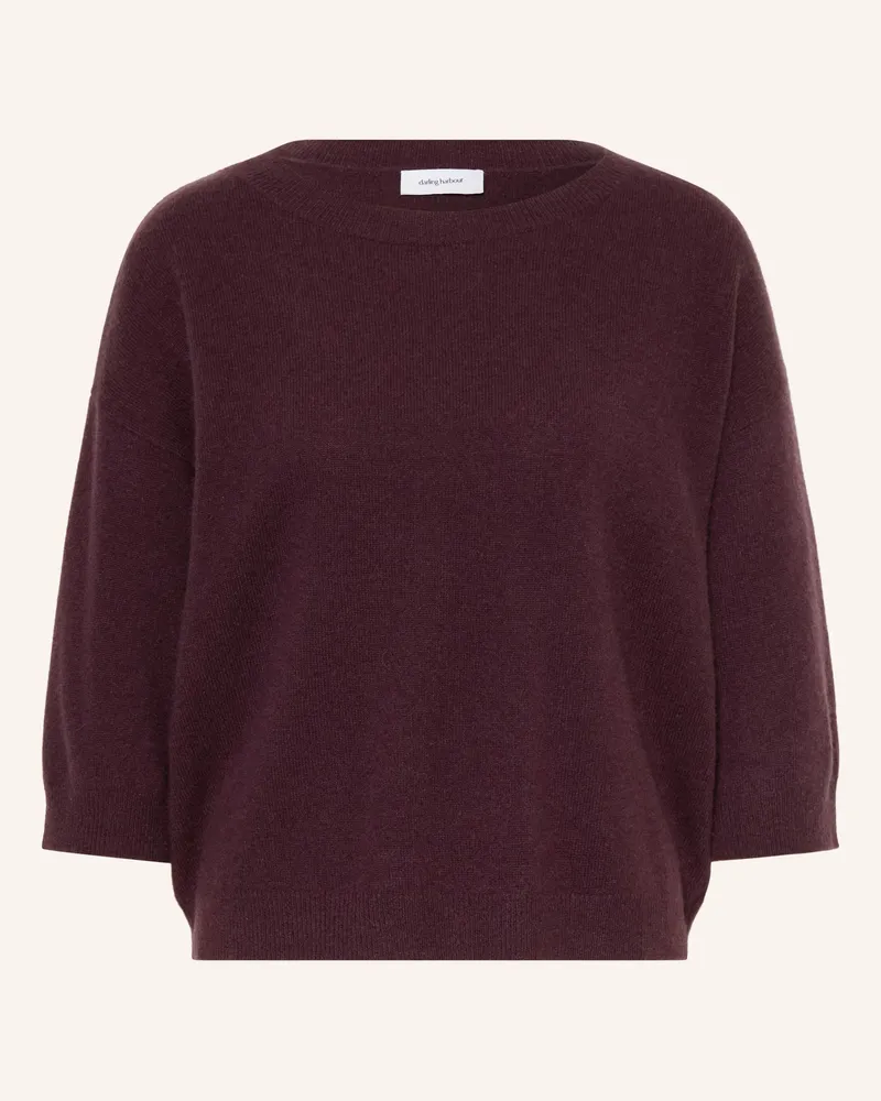 Darling Harbour Cashmere-Pullover Mit 3/4-Arm lila Plum
