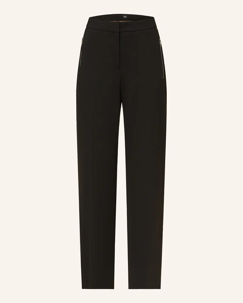 HUGO BOSS Jerseyhose TILDA Schwarz