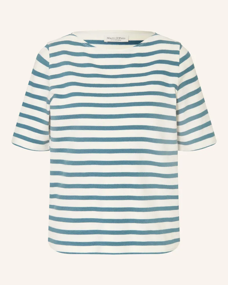Marc O'Polo T-Shirt blau Weiss