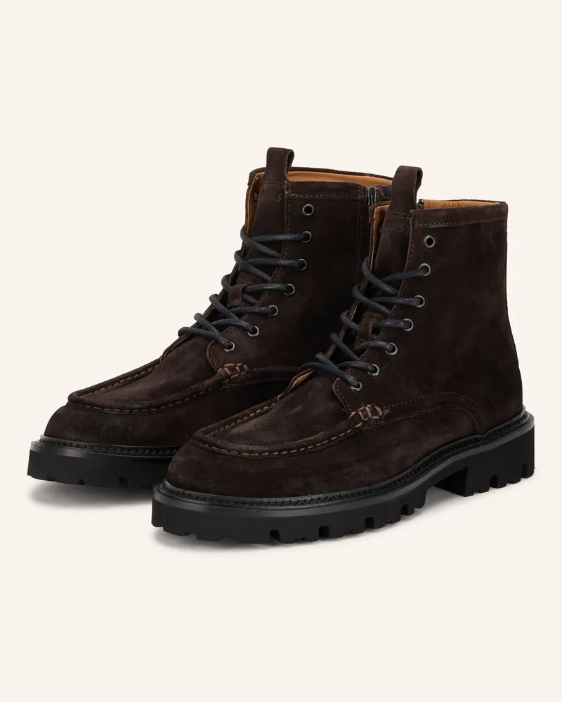 HUGO BOSS Schnürboots Julio braun Dunkelbraun